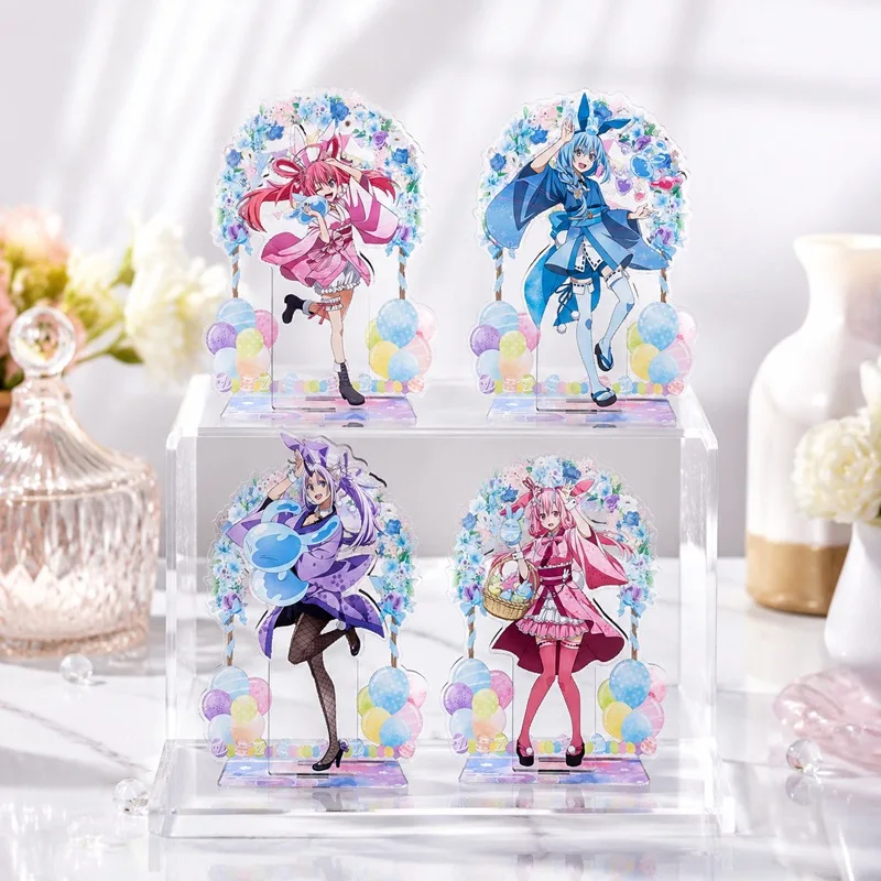 

Milim Nava Acrylic figure stand Japanese Style Desk ornament cute Shion stand Milim Bride Series Elegant Decoration Toys Gifts