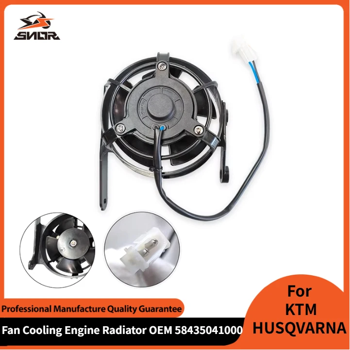 

Вентилятор радиатора SNOR, масляный радиатор для мотоцикла, электрический радиатор, охлаждающий радиатор двигателя OEM 58435041000 для HUSQVARNA KTM 2017-2023