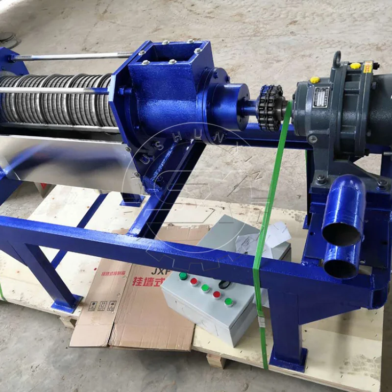 عملية الحيوانات إنتاج احترافي لمجفف السماد وفاصل المياه الصلبة من المصنع