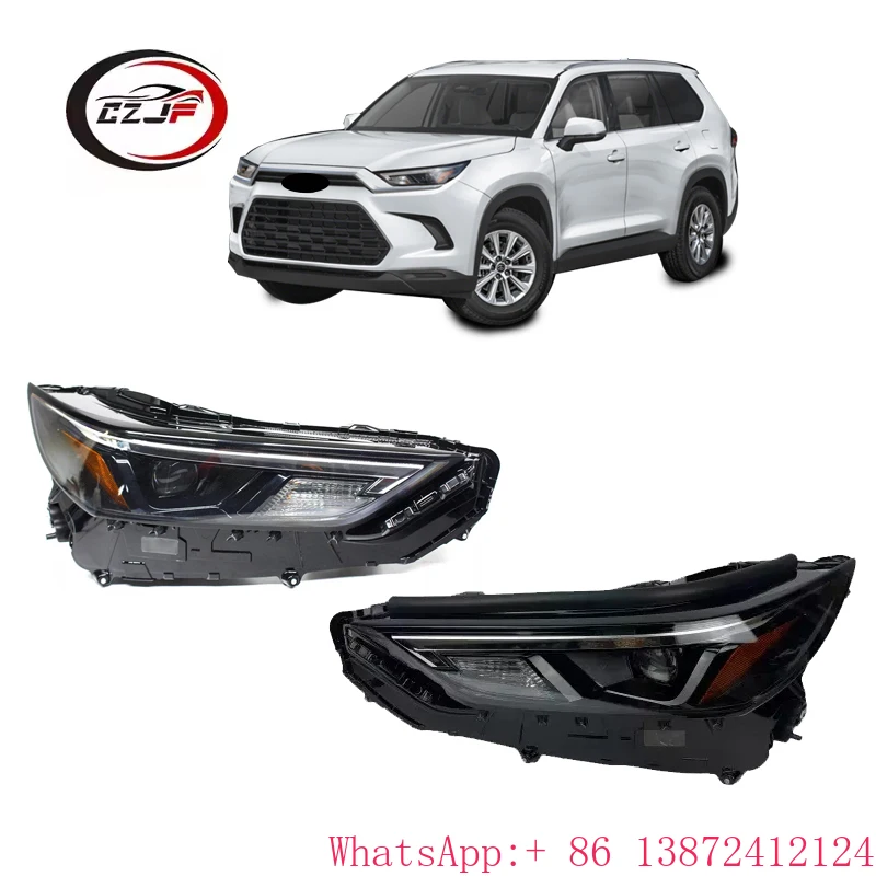 

CZJF New Esay Installation Head Lamps for Toyota Grand highlander 2023 2024 LE 81110-OE760 81150-OE760 Headlights
