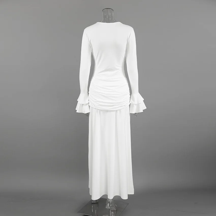 Picture 6: 2026 Lace Mesh Pleated Slightly Transparent Dress Suspender  Evening Long Dress