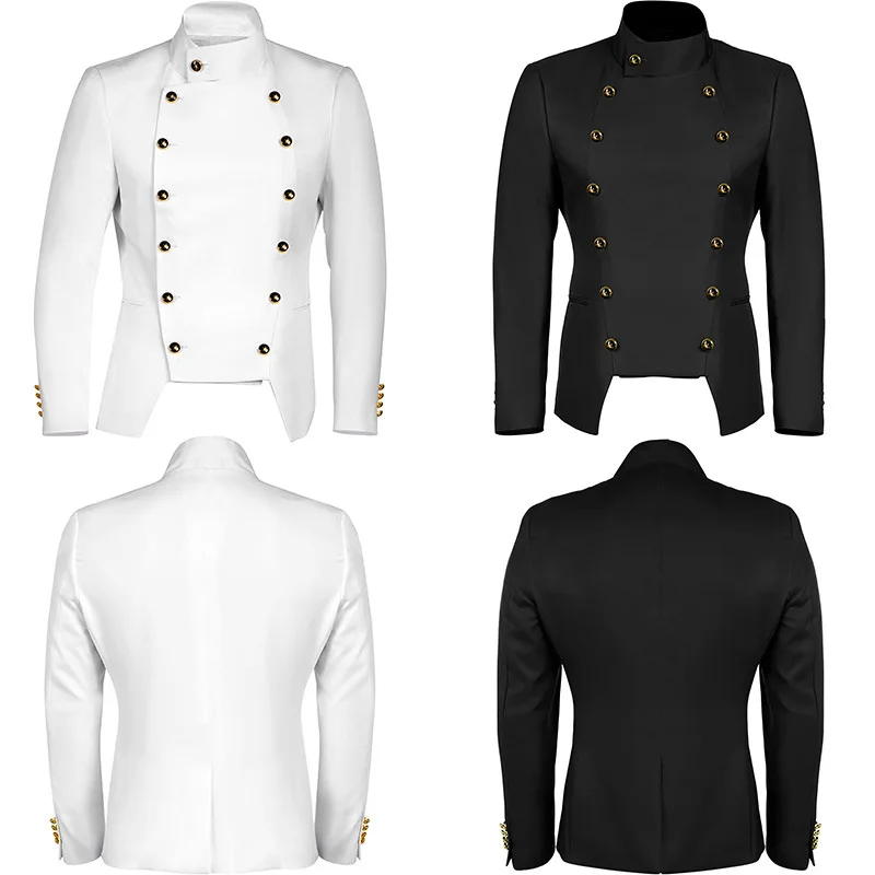 חליפת גברים בסגנון קז'ואל, מהדורה קוריאנית, חליפה קטנה להופעות בבמה לגברים להלווין