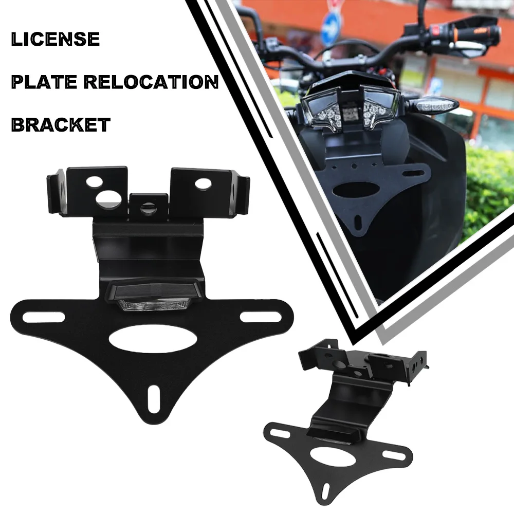 

Motorcycle Accessories Rear License Plate Holder Bracket Frame For 690SM 690 SMC 690SMC-R 690Enduro R SMC SMCR 2019-2024