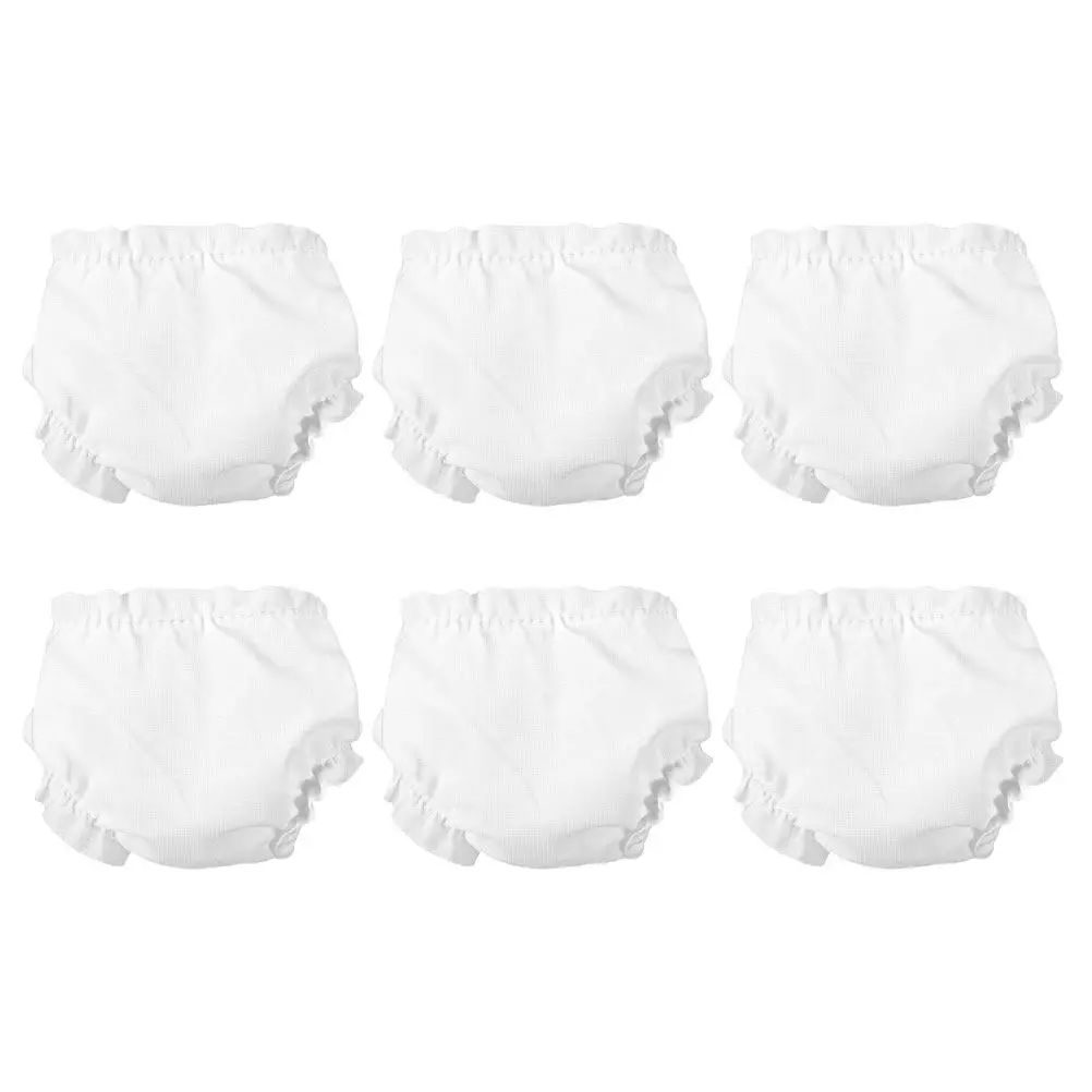 

6Pcs Baby Underpants Reusable Cloth Underwear Soft Pretend Play Baby Dress Up Accessories for Imaginative Kids