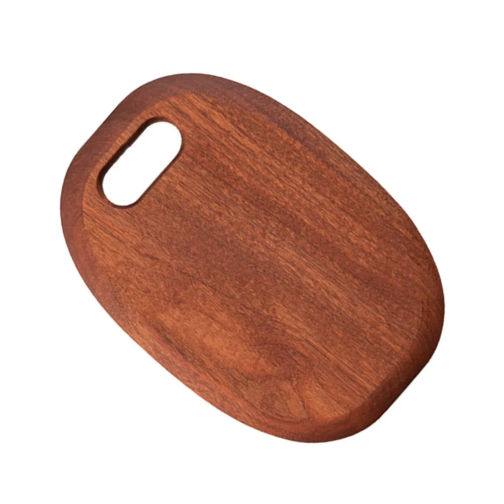 

Premium Solid Wood Cutting Board 33x23x2.5cm Reversible Thick Chopping Block for Kitchen Fruit Meat Vegetable Fish Hanging Hole