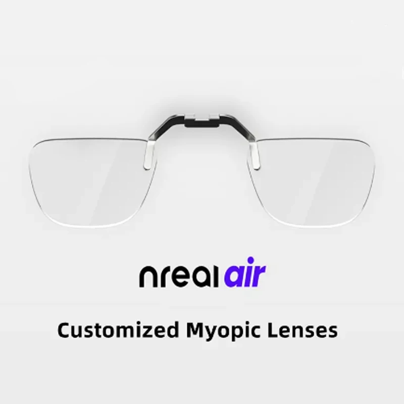 Xreal Nreal Air and Air2 Myopia Lenses Custom Degree Smart AR Glasses Aspheric Resin Anti-Blue Light Lenses Anti-Radiation