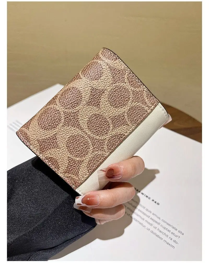 High End Camellia Organ Card Bag Exquisite Zero Wallet Multi Slot Light Luxury Retro Fashion Multi Functional Storage Wallet