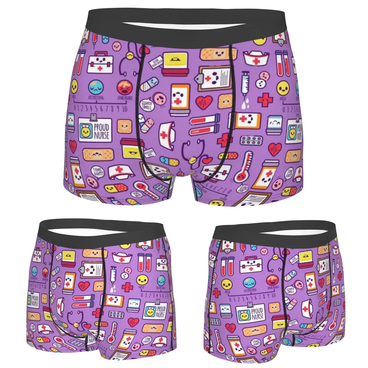 

Трусы-боксеры, шорты, инструменты для медсестры, трусики, мужское удобное нижнее белье для Homme, мужской подарок бойфренду