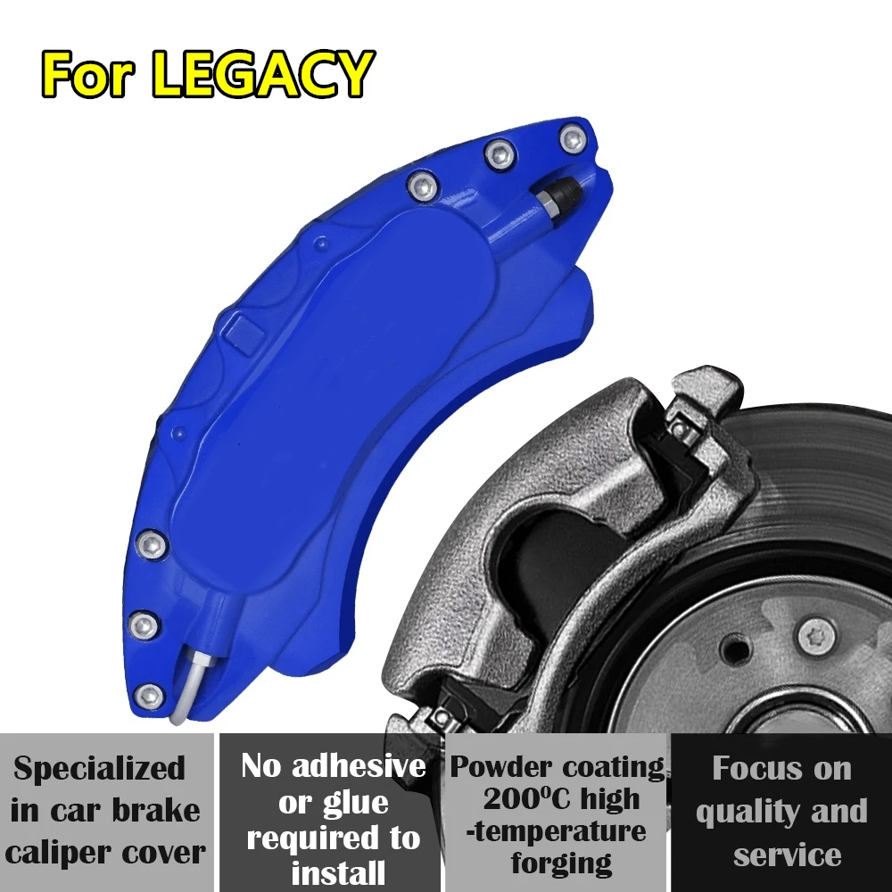 For Subaru LEGACY Car Brake Caliper Cover Aluminum Alloy Exterior Kit Fit XV 2.0R 2.5T WRX STi MT AT Sport