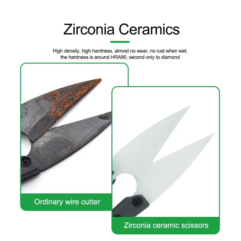 RELIFE RL-102 Ceramic Insulated U-Scissors High Hardness Special Scissors for Battery Repair Scissors Cut Battery Cabl Tool