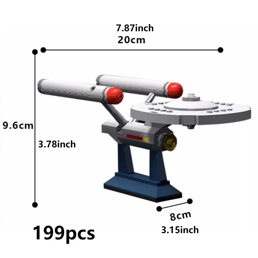 MOC المجرة اكسبلورر المركبة الفضائية 199 قطعة اللبنات الجذعية أطقم منمذجة الإبداعية DIY بها بنفسك لعبة المركبة الفضائية هدية عيد لمحبي الكبار