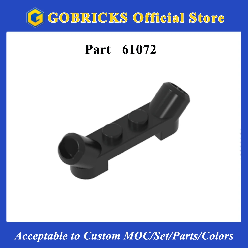 

Gobricks 1 шт. 610772 Пластинчатые специальные универсальные кирпичи 1 x 4 с угловыми трубками Блоки стандартного размера Строительные блоки Настраиваемые