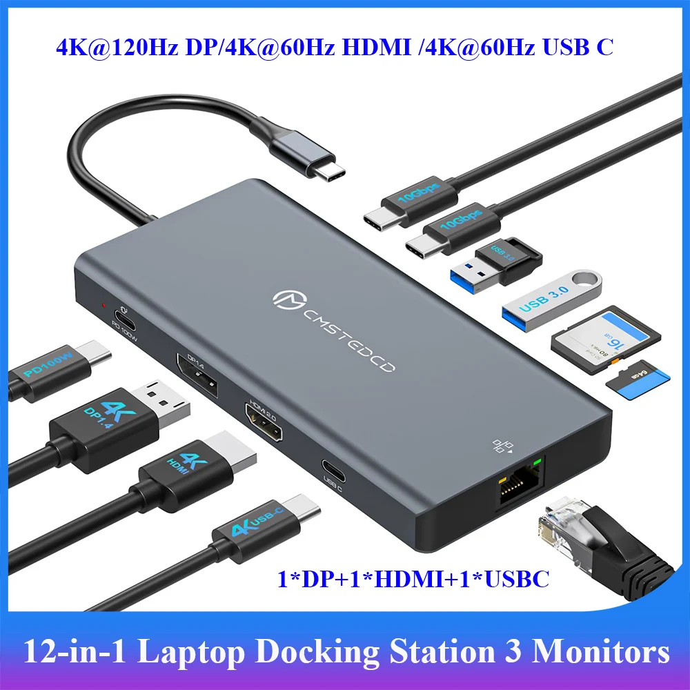 4K Laptop Docking S…