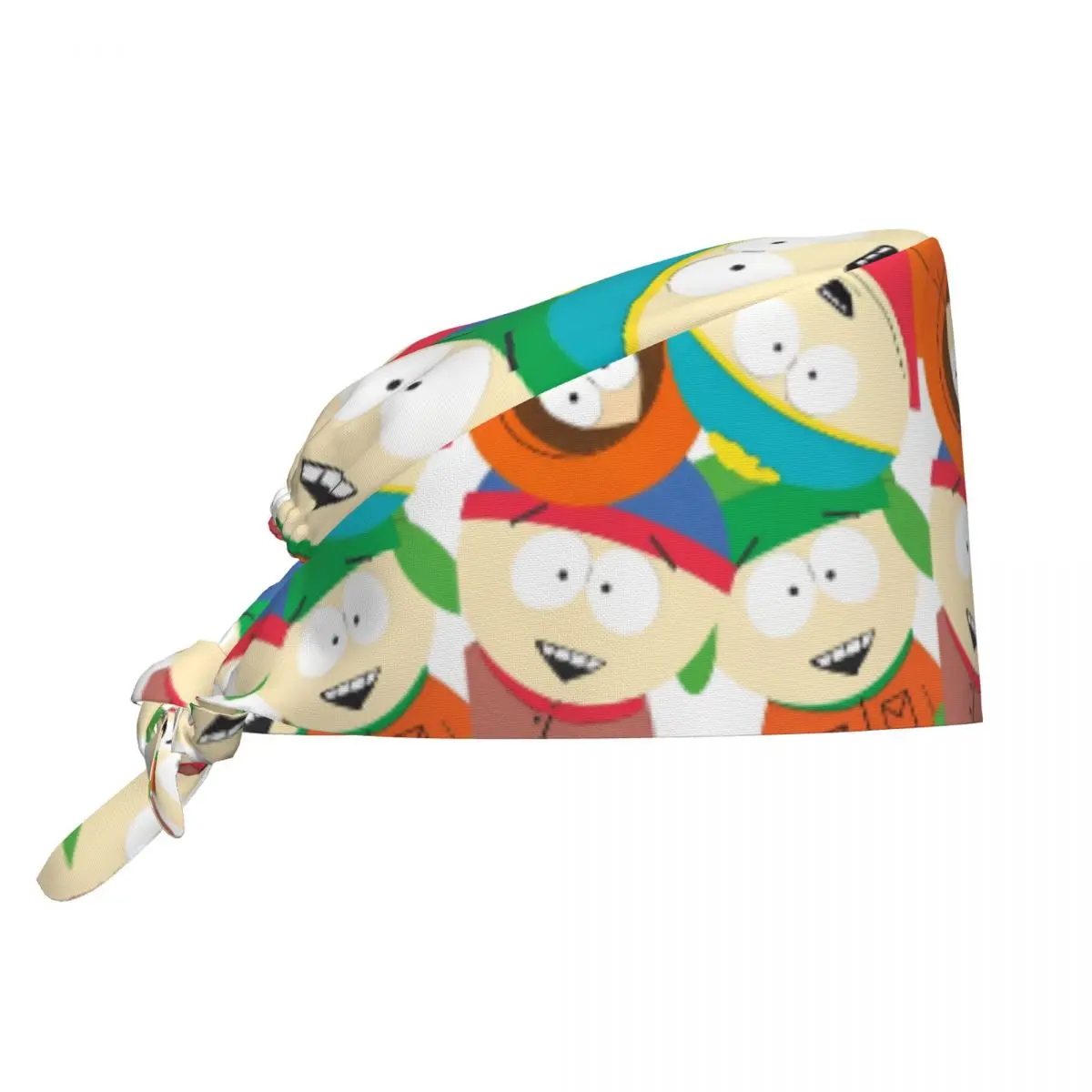 Chapeau de travail unisexe SouthParks Nurse Hats meme Y2K mignon pour femmes, bonnet de travail doux et confortable pour cheveux longs, chapeau médical