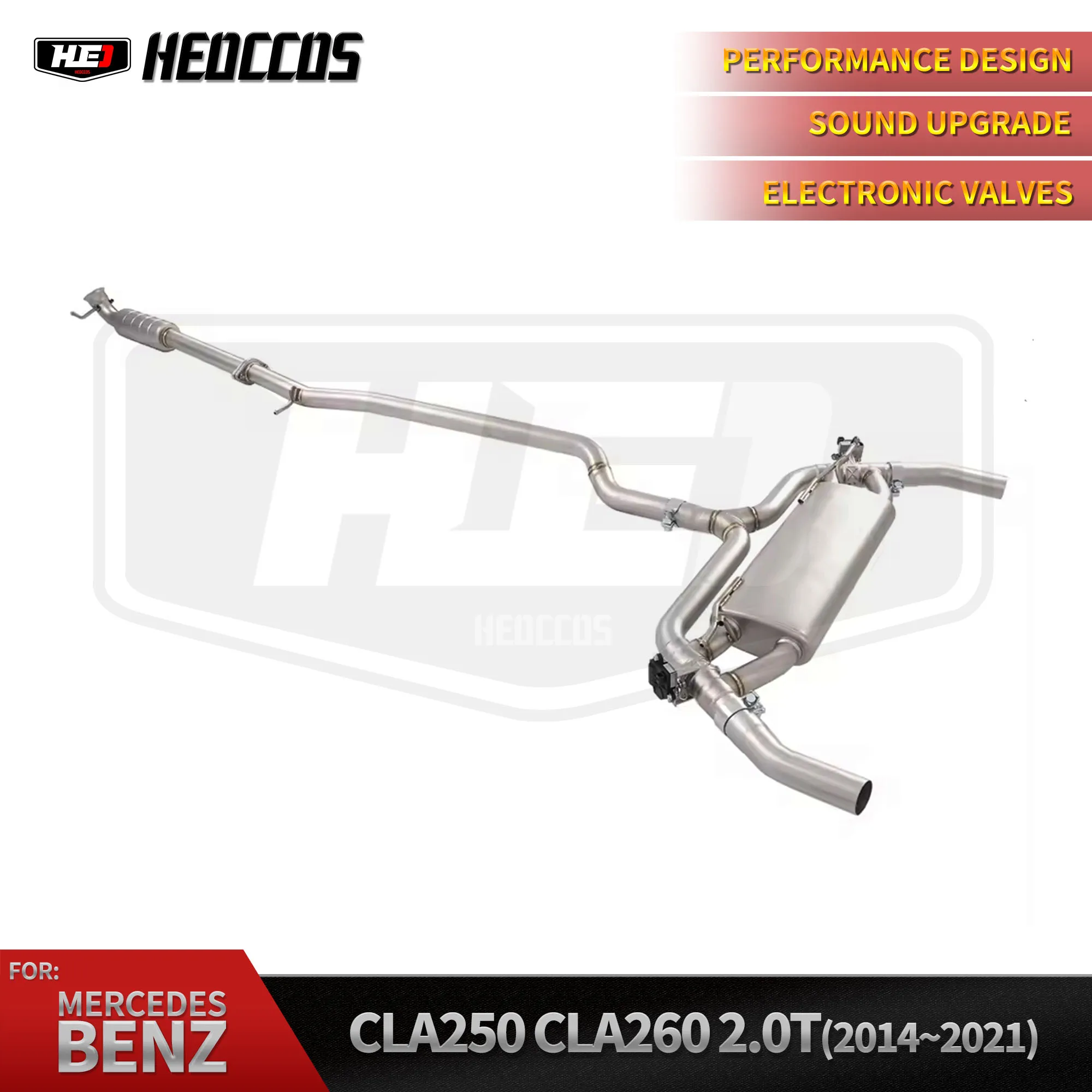 

Прямая продажа с фабрики HEO, полный глушитель Valvetronic Catback для Benz CLA 260 CLA 250 W177 2,0 T, автозапчасти Escape