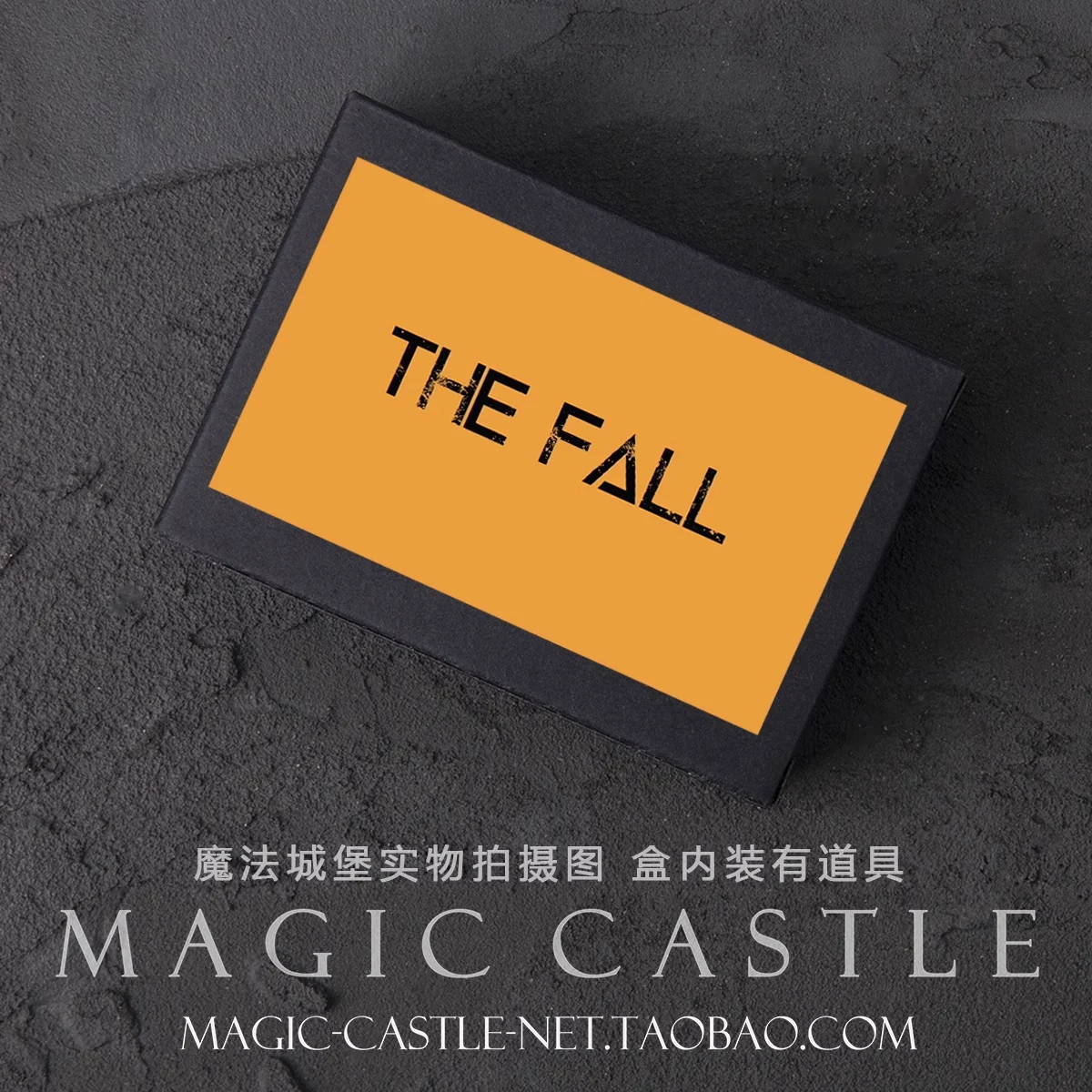 The Fall By Noel Qualter Close Up Magic Tricks Illusions Gimmick Card Magic Card-Thru-Window Amazingly Visual Penetration Props