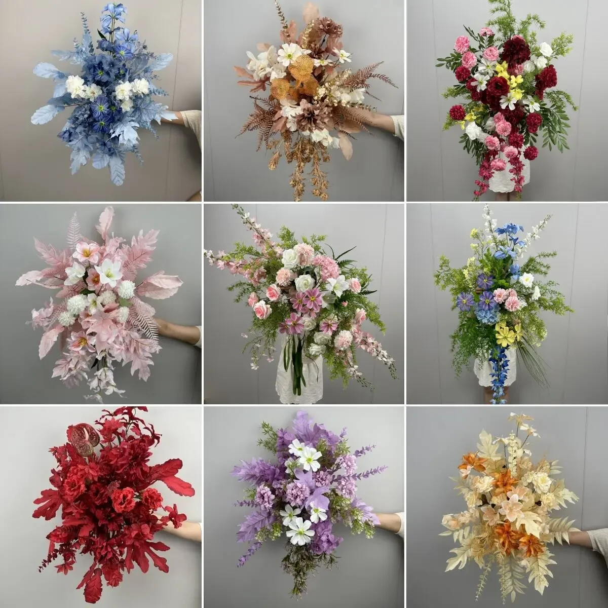 Wedding props simulation flower engagement arrangement decoration hanging flowers wedding scene fake flower arc
