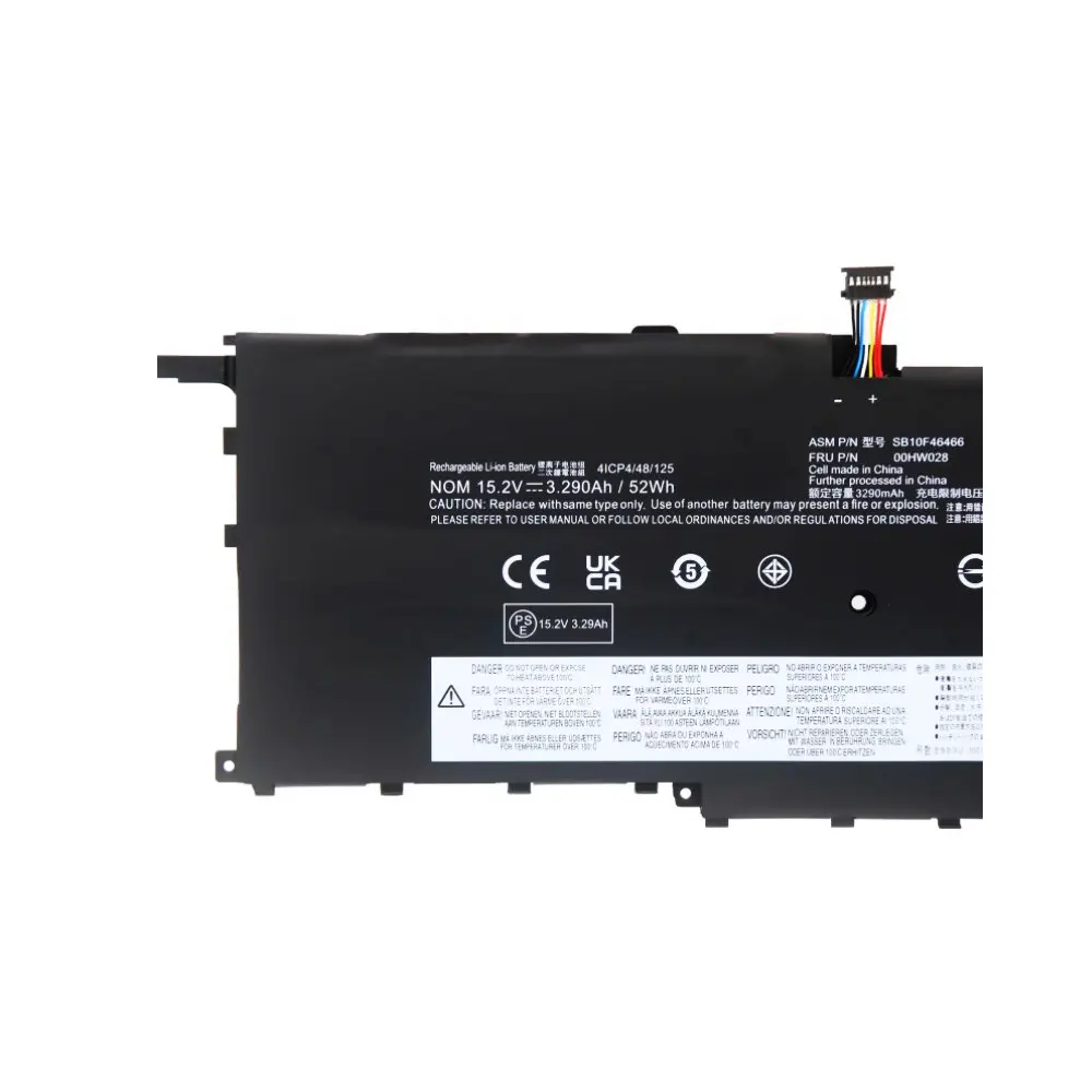 بطارية كمبيوتر محمول جديدة 01AV439 لأجهزة Lenovo ThinkPad X1 Carbon Gen 4 (2016) X1 Yoga 1st(2016) SB10F46467 00HW029 00HW028