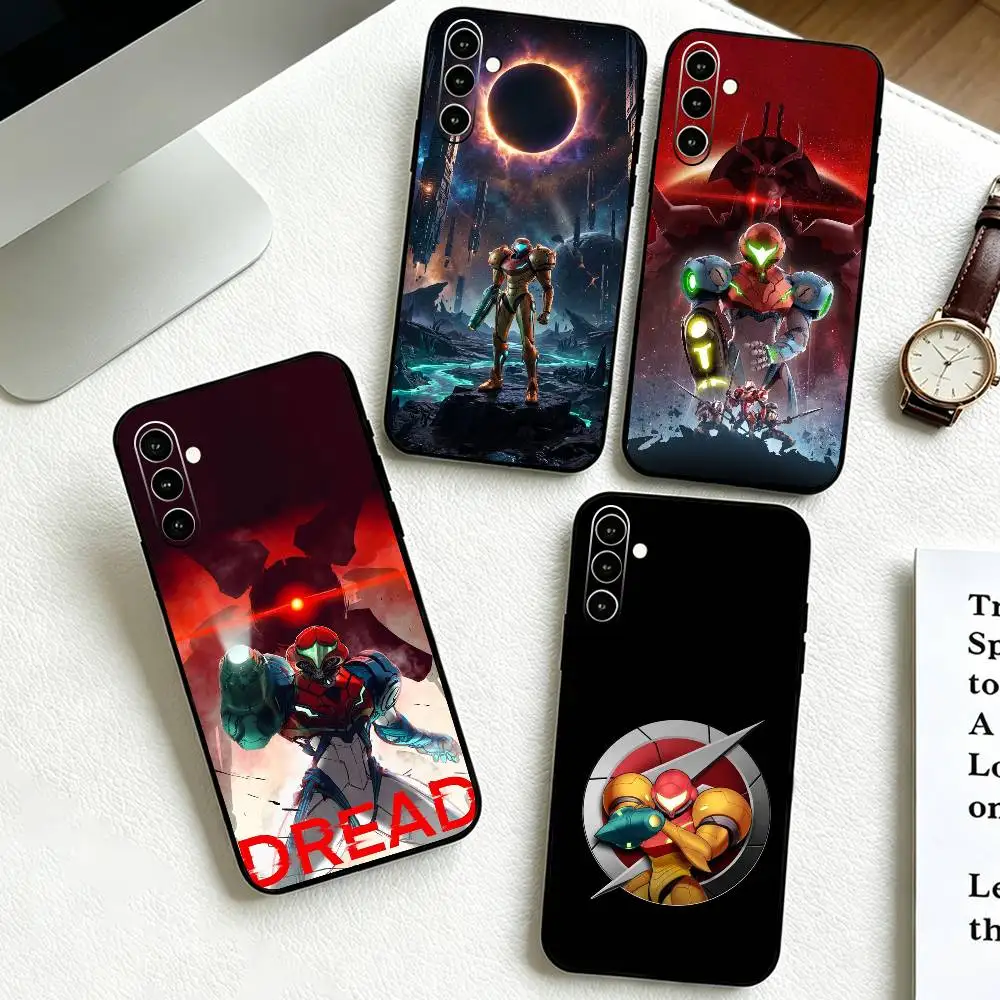 M-Metroids Game   Phone Case For Samsung Galaxy A73,A72,A71,A70,A53,A52,A51,Soft Silicone Black Cover