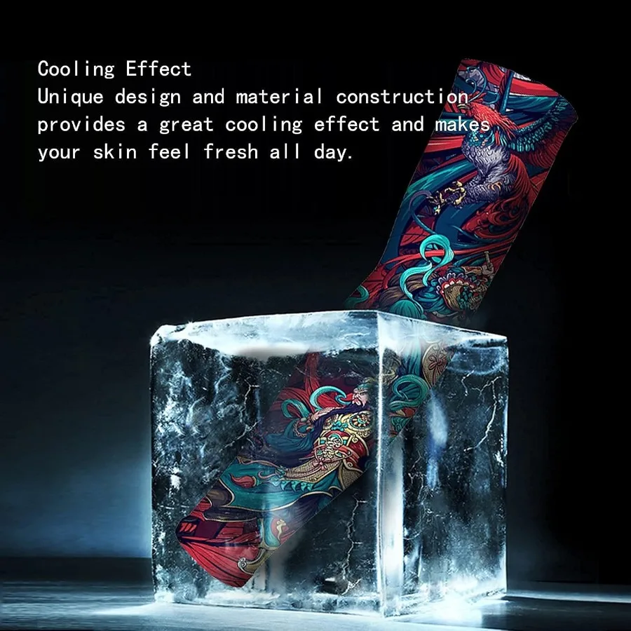 UV Sun Protection Arm Sleeves for Men WomenUPF 50+ Sports Comprion Cooling Sleeve TATTOO SLEEVE gift