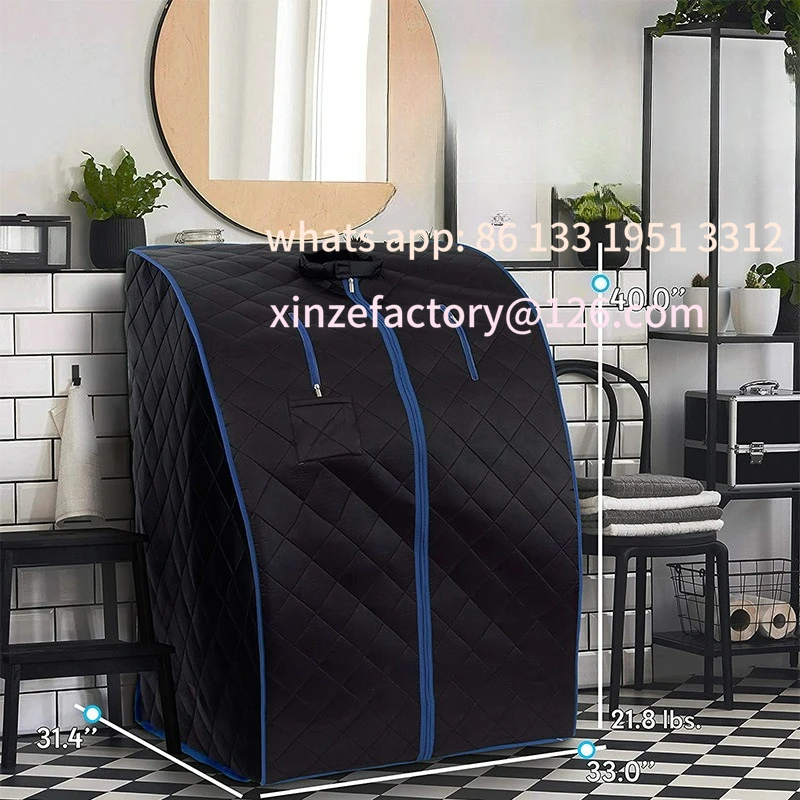 Caja de baño para el sudor de cuerpo completo, sala de sauna para el sudor familiar, suministro de caja de infrarrojos lejanos, tratamiento térmico