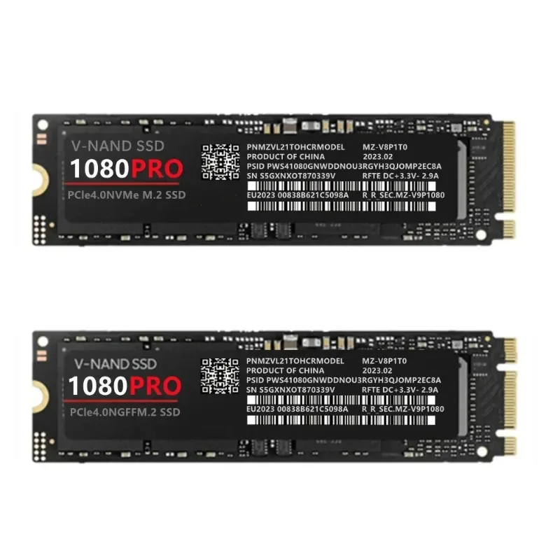 1080PRO 2 تيرابايت 1 تيرابايت SSD أصلي M2 2280 PCIe 4.0 NVME SSD