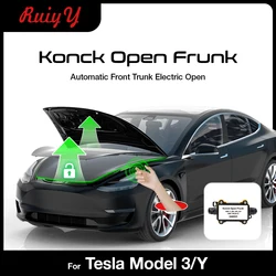 For Tesla Model Y 3 Highland 2021-2024 Electric Front Trunk Opener Smart Sensor Power Frunk Knock Twice Open