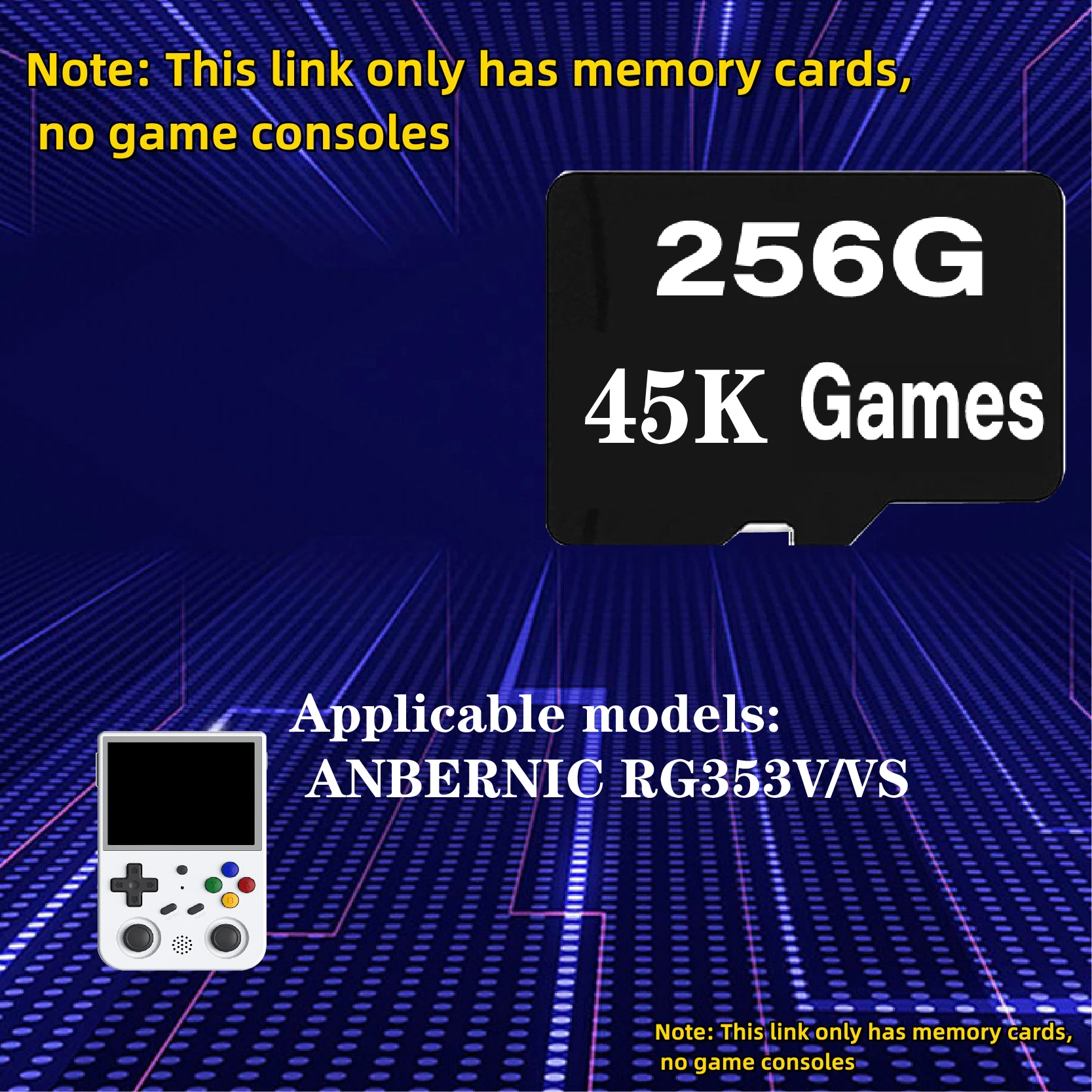 ANBERNIC RG353V RG353VS 512GB TF Card Preloaded Games Memory Card ONLY 100K Games Retro Handheld Game PSP DC SS PS1 NDS