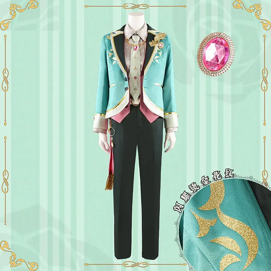 Game Ensemble Stars Eden Valentine's Day Sazanami Jun Tomoe Hiyori Cosplay Costume Halloween Carnival Uniforms Custom Made