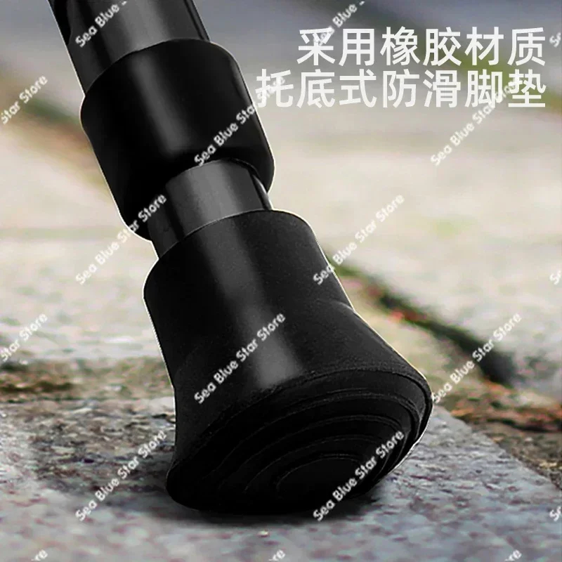 The Elderly Non-slipFolding Stool Portable Bench The Elderly Chair Seat Dual-purpose Crutches