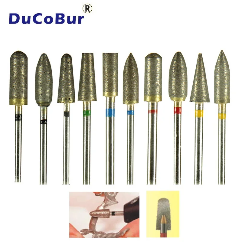 1 Pc of Dental Fully Sintered Diamond Drill Bit. HP Metal Sintering Drill Grinding Heads Lab Tools Polishing and Grinding Tools