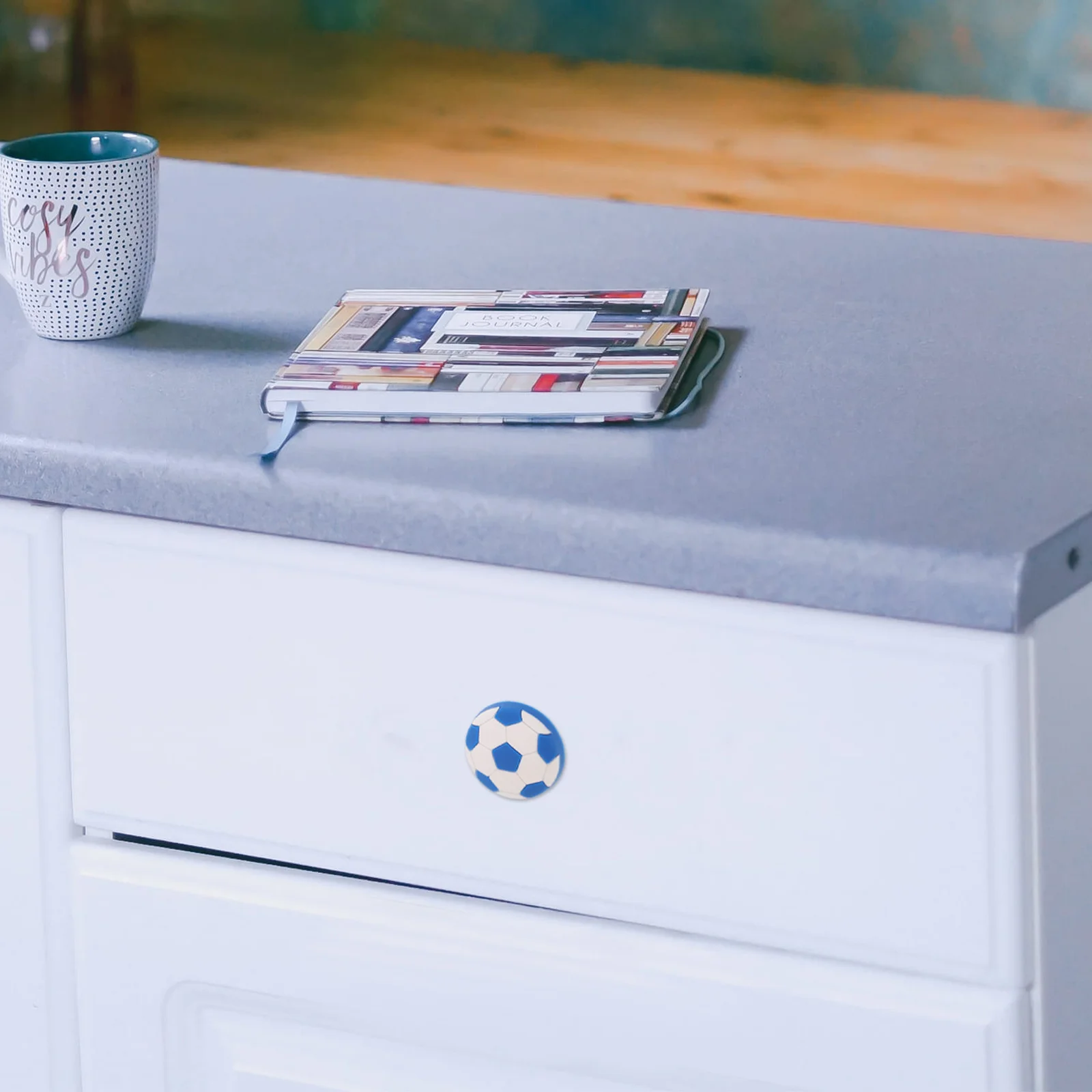 

4Pcs Cartoon Silicone Drawer Handles Anti- Room Furniture Pulls Exquisite Door Knobs Round Drawer Knobs