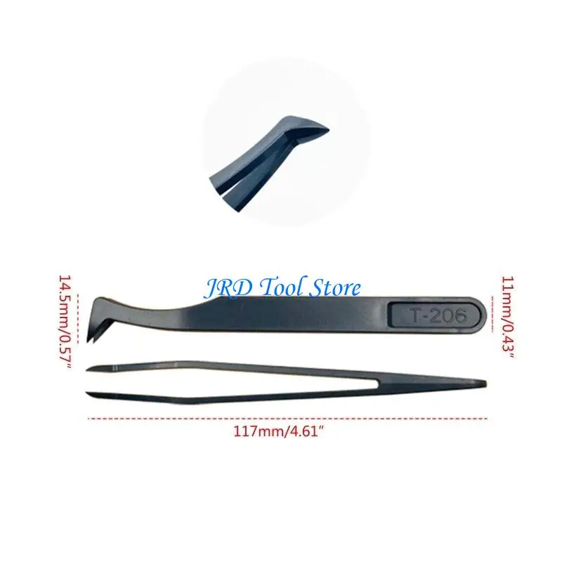 A2UD Anti-Static Tweezers for Electronics Sodlering Jewelry Craft Labor