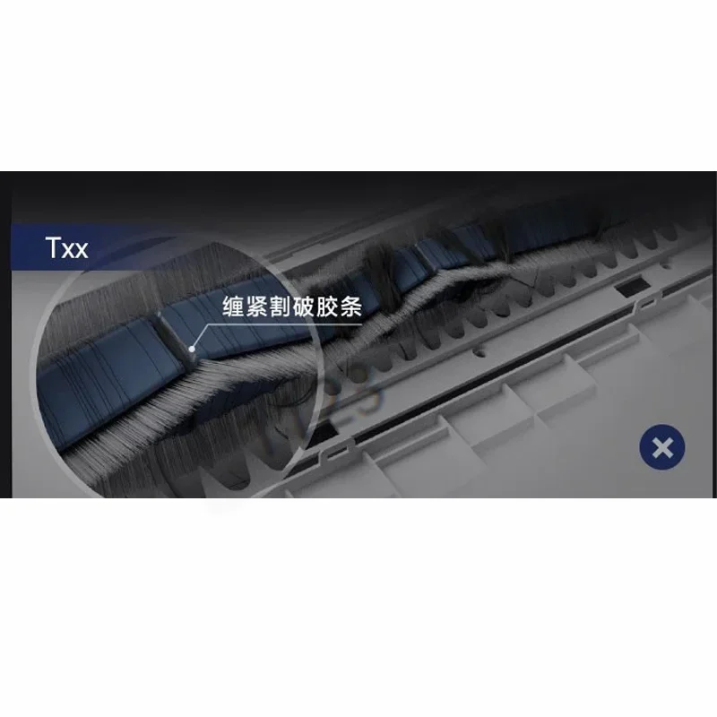 Оригинальная роликовая щетка против запутывания волос Dreame X40 Ultra X40 Por L10s Pro Ultra Heat L30 L20 L10s Ultra