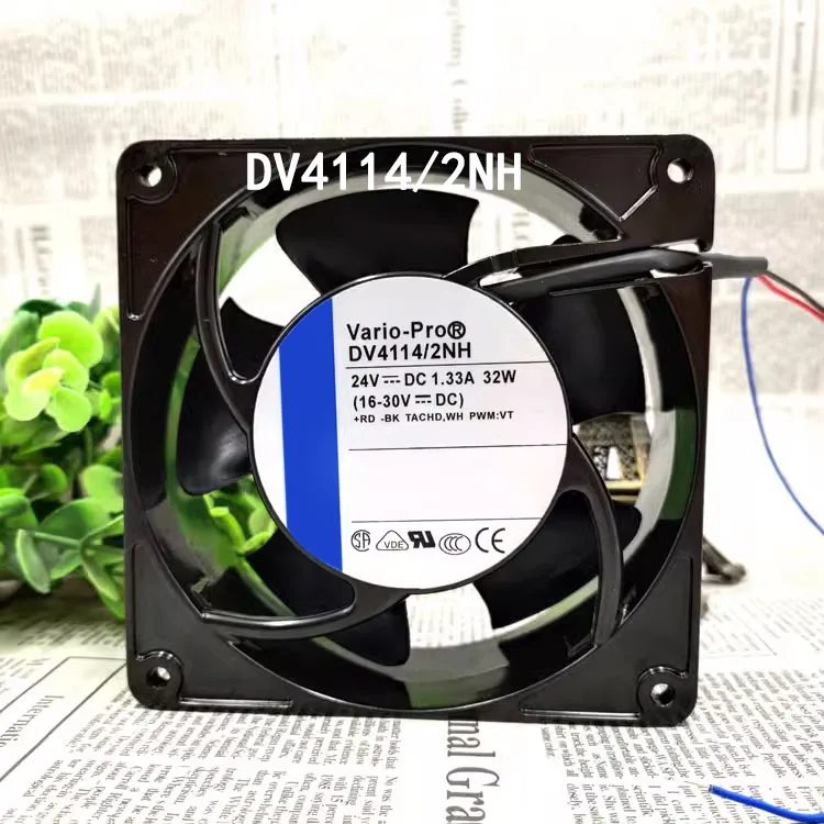 metal Axial flow fan 24V 1.33A 120*120*38mm All metal Silent Cooling Fan DV4114/2NH high air volume fan