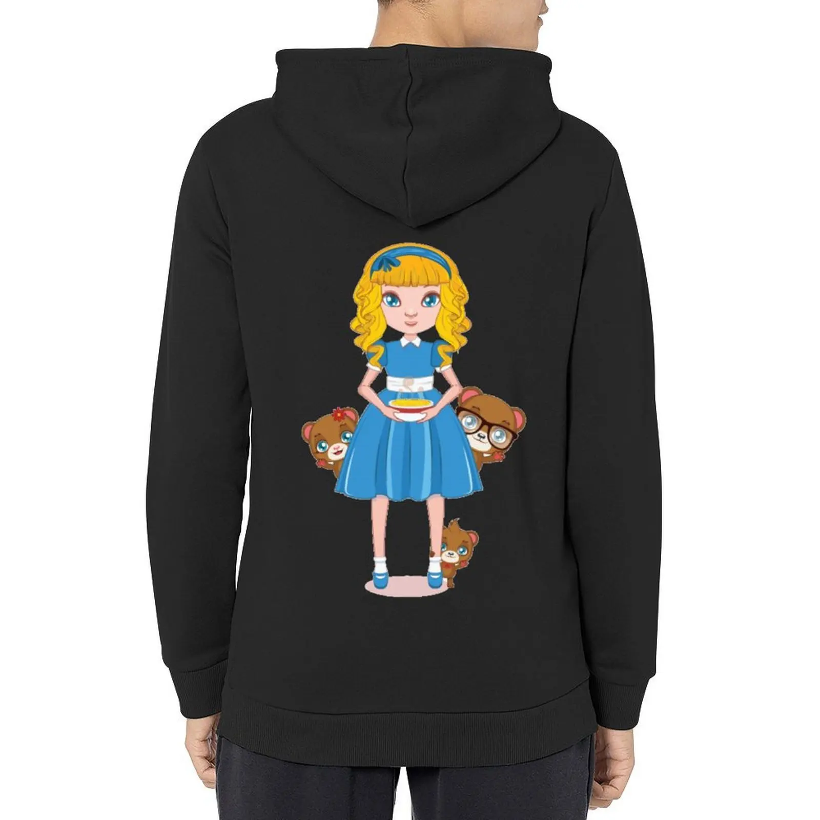 

Goldilocks and the three bears Hoodie men wear blouse fashion men graphic t shirts men hoodie oversize