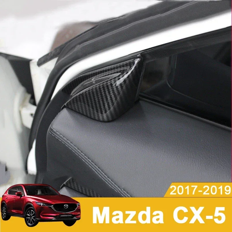 

Для Mazda CX-5 CX5 2017-2020 2021 2022 2023 2024 передняя дверь автомобиля, окно, внутренний треугольник, наклейки на колонну, аксессуары для отделки
