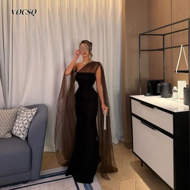 Women‘s Prom Dresses Mermaid Evening Dresses One Shoulder Dubai Women Party Dress vestidos de festa casamento Customized