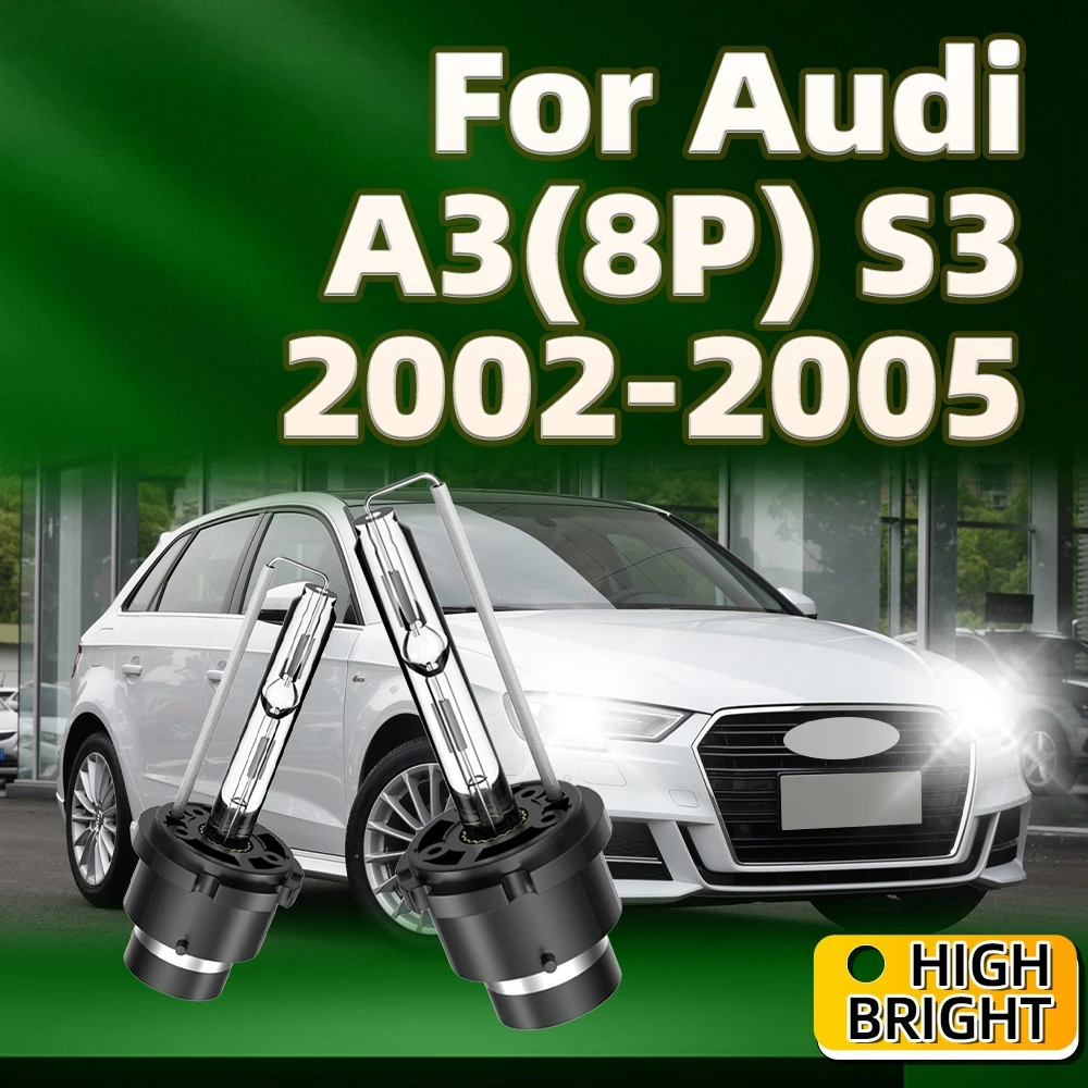 

2Pcs 12V 35W D2S HID Xenon Lamp Car Headlight 6000K 1000K Replacement Bulbs For Audi A3 8P S3 2002 2003 2004 2005