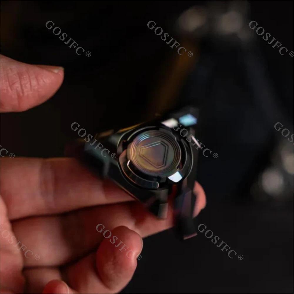 Pangolin Studio EDC Trisolaran XL Zirconio Fidget Spinner Fidget Juguetes para adultos Gyro