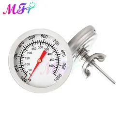 52mm 50-120 Grad Celsius Küchen ofen Thermometer 500 ℃ Pizza ofen Außen grill Grill Fleisch Thermograph Backen Lebensmittel Werkzeug