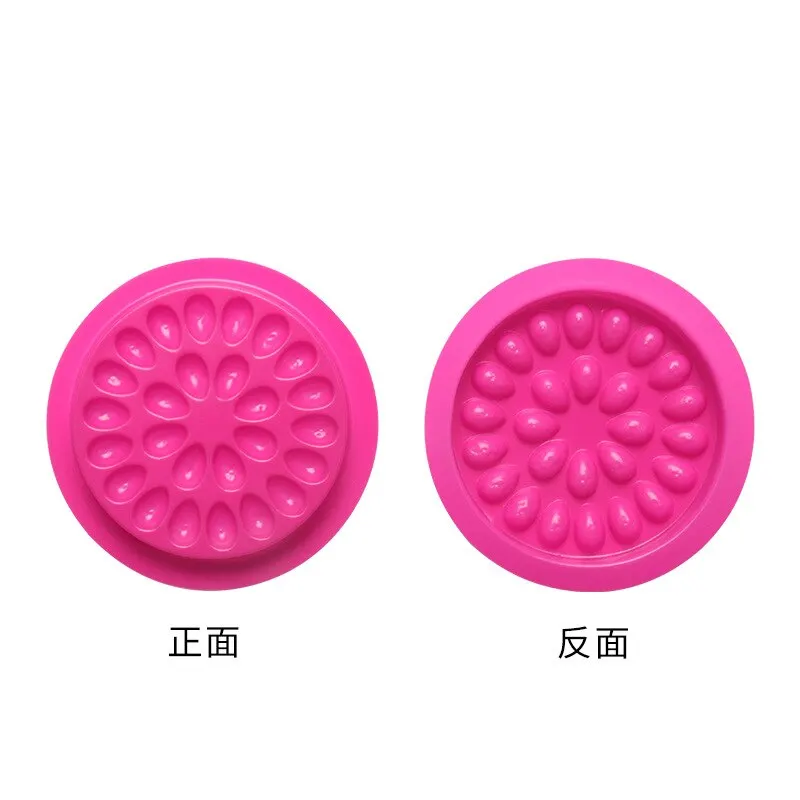 100pcs Eyelash Glue Holder Eyelashes Extension Supplies Adhesive Pallet Gasket Eye Lashes Tray Plastic Pads Makeup Tool