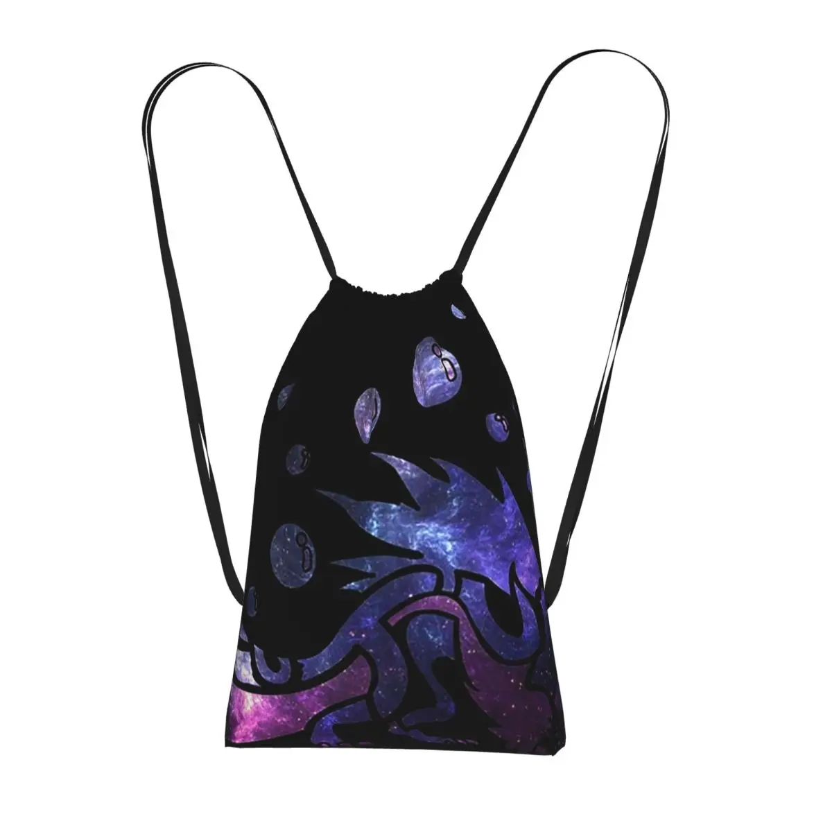 Monster Hunter World - Mizutsune Backpacks Casual Drawstring Bags Sports Bag Book Bags for Man Woman Students