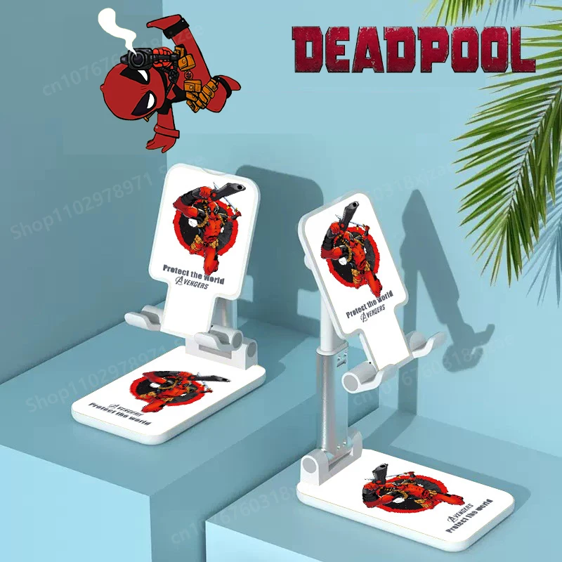 

Dead-pools Mobile Desktop Stand Comic Figure Peripherals Lazy Live Tablet Multi-function Adjustable Portable Phone Uesr Gifts