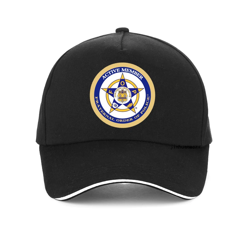 

FRATERNAL ORDER OF POLICE Baseball Cap summer visor Breathable POLICE hat Adjustable men Snapback hats Casquette
