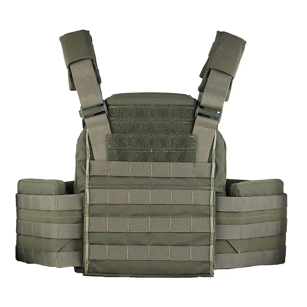 Imagem -04 - Hsp-thorax Caça Airsoft Vest Porta-chapas Tático Bolsa Dianteiro e Traseiro Molle Multi-missão 5.56 Magazine Placards Plataformas Peito