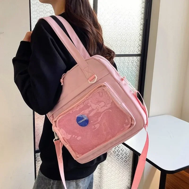 New Casual Tote Women's Crossbody Shoulder Bag with High Aesthetic Value Student Class Tote Bag Girl Commuting Handbag