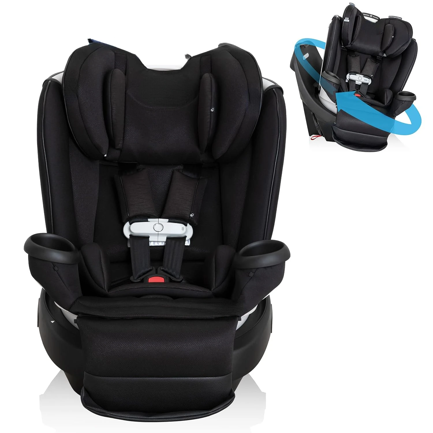 

Gold Revolve360 Extend All-in-One Rotational Car Seat with SensorSafe (Onyx Black)