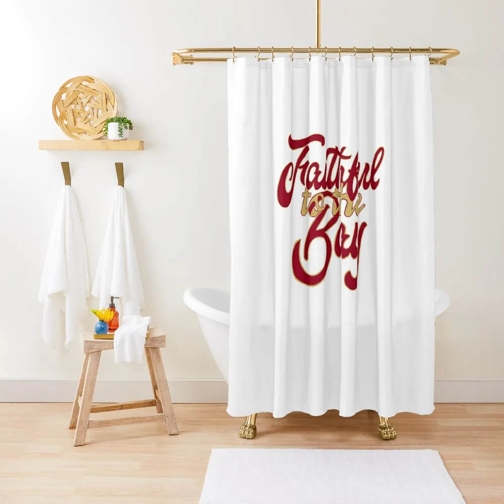 

SF Faithful to the Bay Shower Curtain Set For Bathroom Cover Bathroom Fabric Bathroom And Shower Products Curtain
