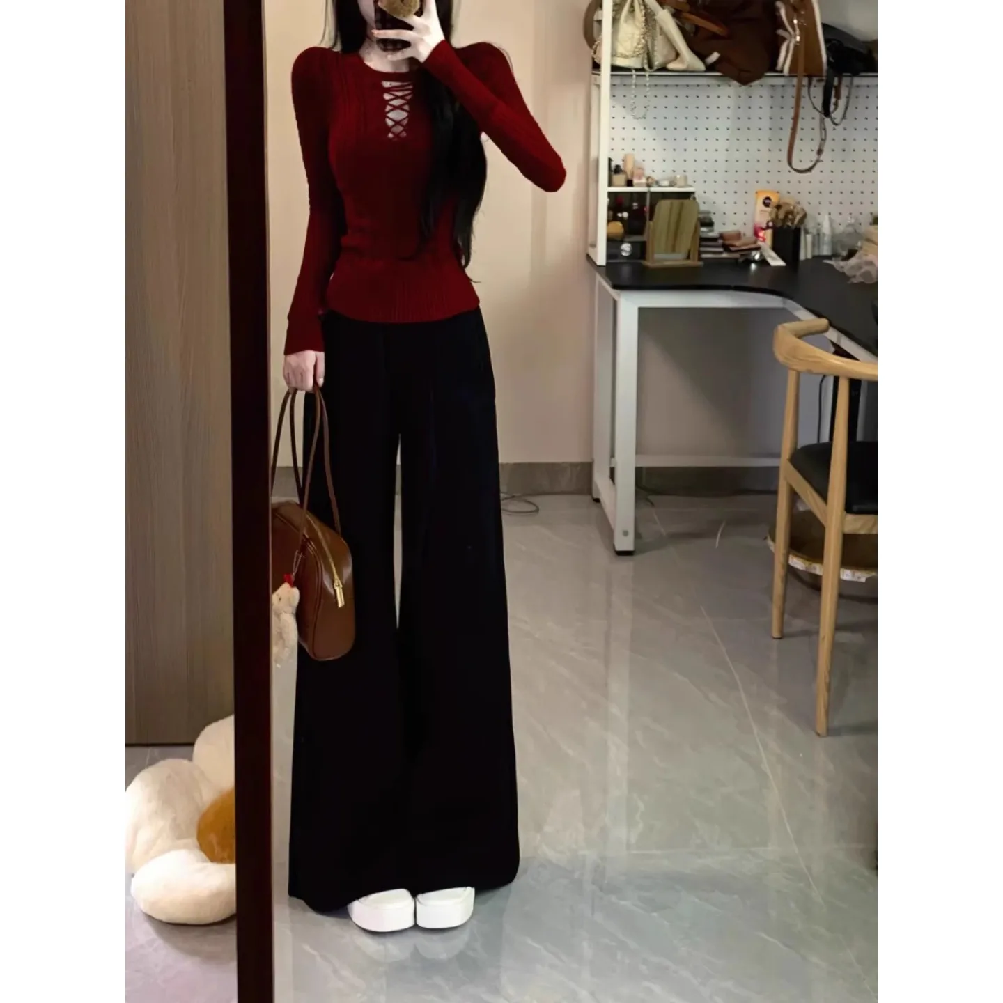 

Женские стильные готические пуловеры в стиле панк-рок, альтернативные, темно-черные, с завязками, в стиле корсета, вампирские, викторианские, стимпанк, фэнтези, свободного кроя